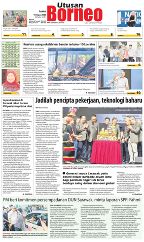Cover of Utusan Borneo (Sarawak)