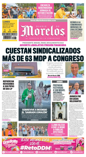 Cover of Diario de Morelos