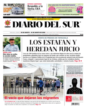 Cover of Diario del Sur