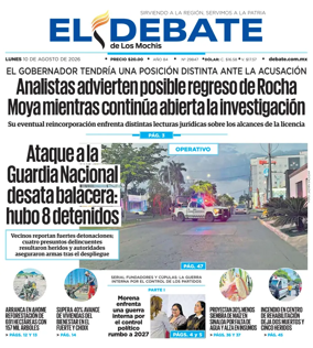 Cover of El Debate de Los Mochis