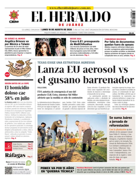 Cover of El Heraldo de Juarez