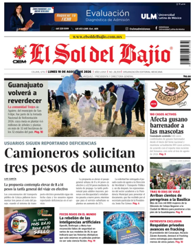 Cover of El Sol de Bajio