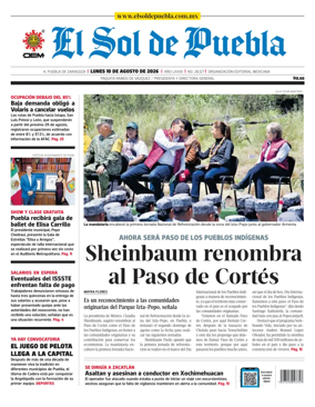 Cover of El Sol de Puebla