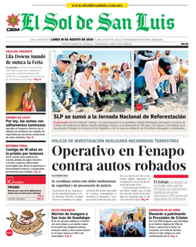 Cover of El Sol de San Luis Potosi