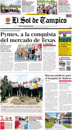 Cover of El Sol de Tampico