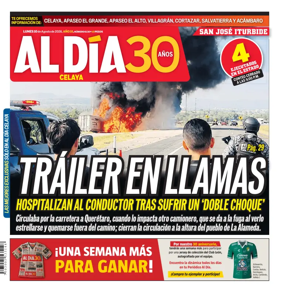 Cover of Periodico Al Dia (Celaya)