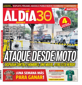 Cover of Periodico Al Dia (Irapuato)