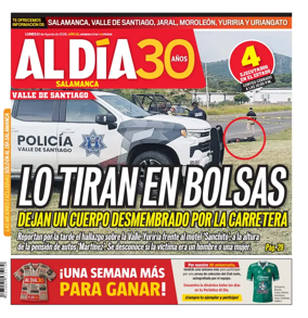 Cover of Periodico Al Dia (Salamanca)