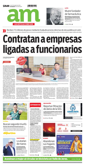 Cover of Periodico AM (Leon)