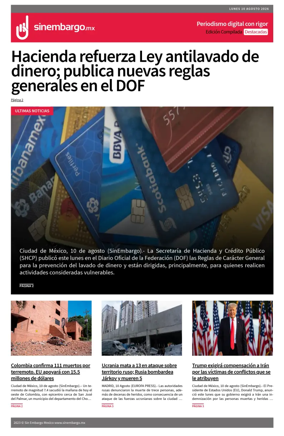 Cover of Sin Embargo destacadas