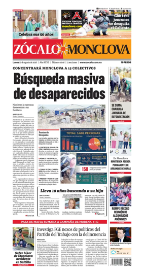 Cover of Zocalo Monclova
