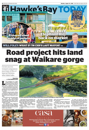 Cover of Hawke's Bay Today