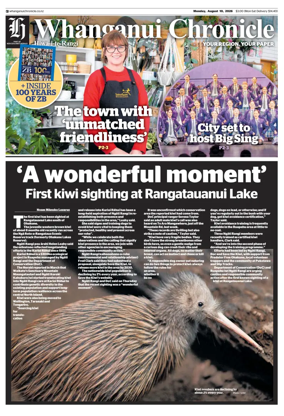 Cover of Whanganui Chronicle