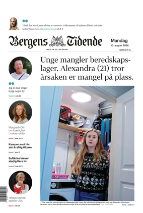 Cover of Bergens Tidende
