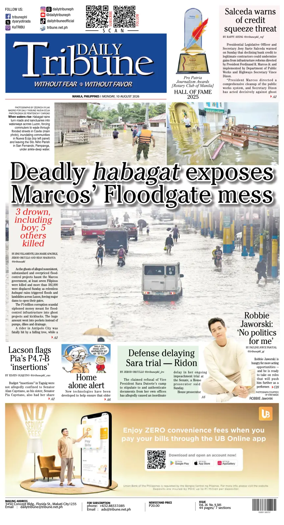 Cover of Daily Tribune (Philippines)