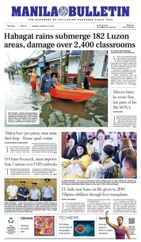 Cover of Manila Bulletin