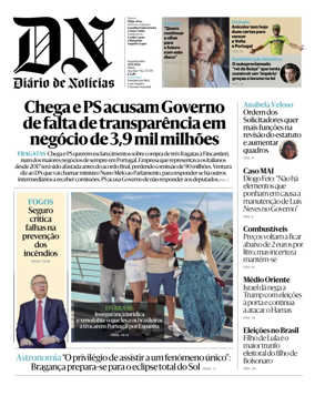 Cover of Diario de Noticias
