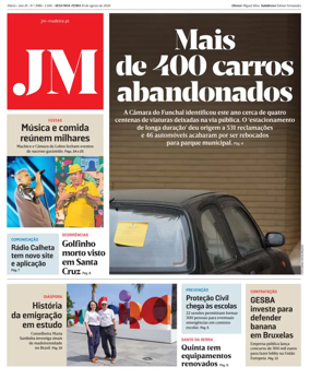 Cover of Jornal Madeira