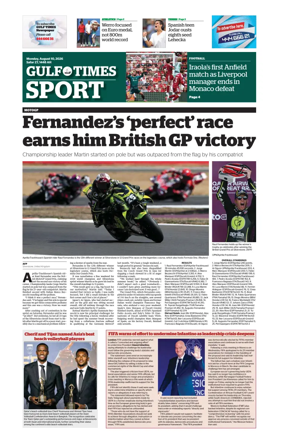 Cover of Gulf Times Sport