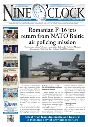 Cover of Nine o clock (Romania) Daily