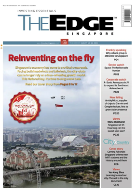 Cover of The Edge Singapore