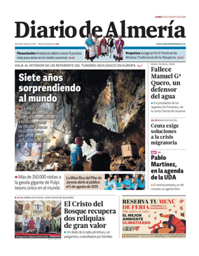 Cover of Diario de Almeria