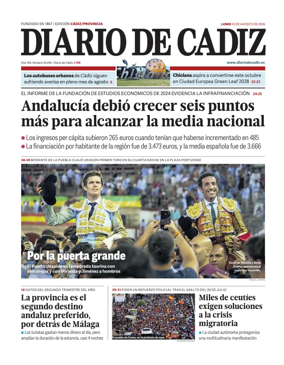 Cover of Diario de Cadiz