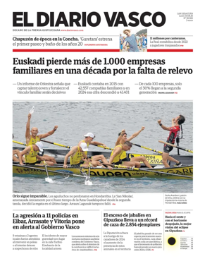 Cover of Diario Vasco (Costa Urola)