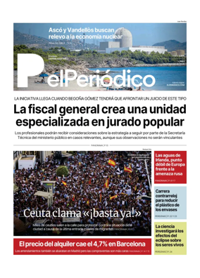Cover of El Periodico - Castellano