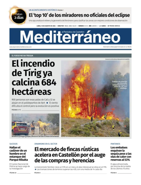 Cover of El Periodico Mediterraneo