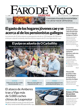 Cover of Faro de Vigo (Ourense)
