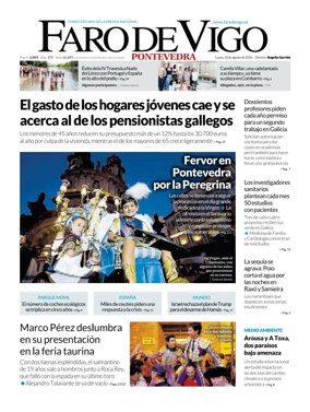 Cover of Faro de Vigo (Pontevedra)