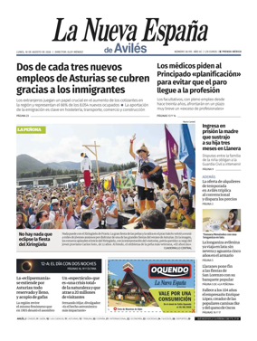 Cover of La Nueva Espana (Aviles)