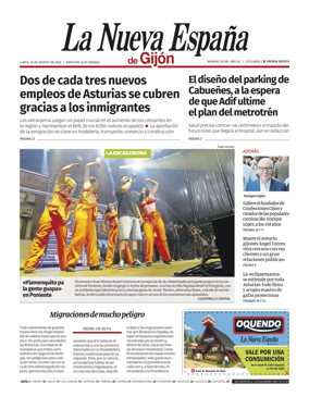 Cover of La Nueva Espana (Gijon)