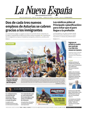 Cover of La Nueva Espana (Oriente)