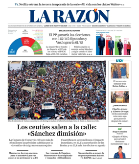 Cover of La Razon (Levante)