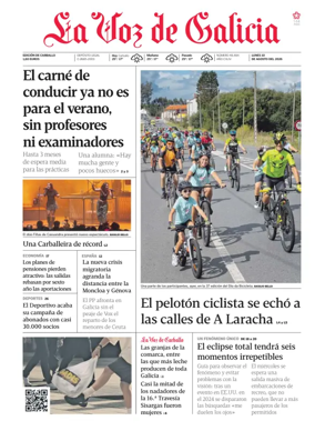 Cover of La Voz de Galicia (Carballo)
