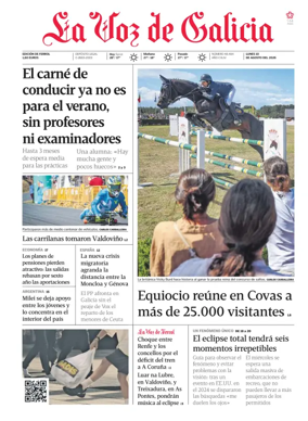 Cover of La Voz de Galicia (Ferrol)