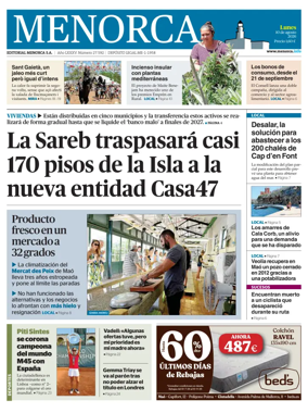 Cover of Menorca Diario Insular