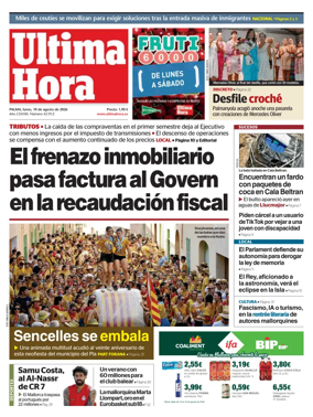 Cover of Ultima Hora