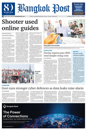 Cover of Bangkok Post