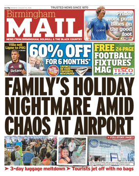 Cover of Birmingham Mail