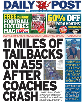 Cover of Daily Post (North Wales)