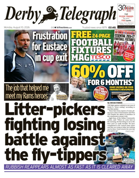 Cover of Derby Telegraph