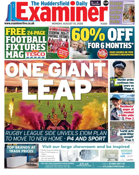 Cover of Huddersfield Daily Examiner
