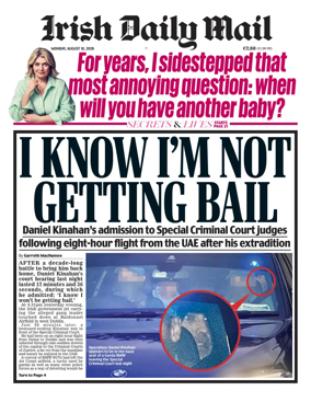 Cover of Irish Daily Mail