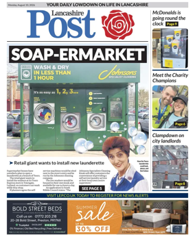 Cover of Lancashire Evening Post