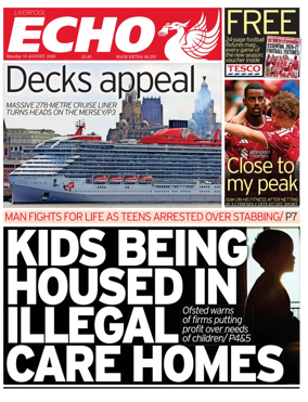 Cover of Liverpool Echo