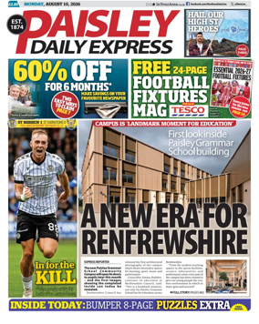 Cover of Paisley Daily Express
