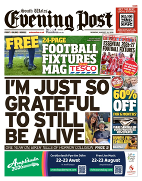 Cover of South Wales Evening Post